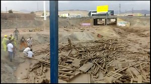 Survivor surfaces from fast-flowing mudslide