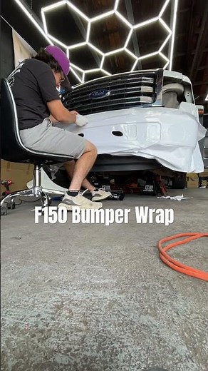 wrapping f150 bumper #wrapping #wraps #wrap #f150 #cars #trucks #vinylwraps #vinylwrap