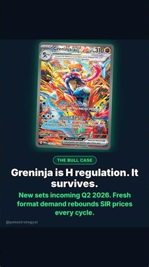 Greninja ex SIR at $295 — buy the dip or wait? #Shorts