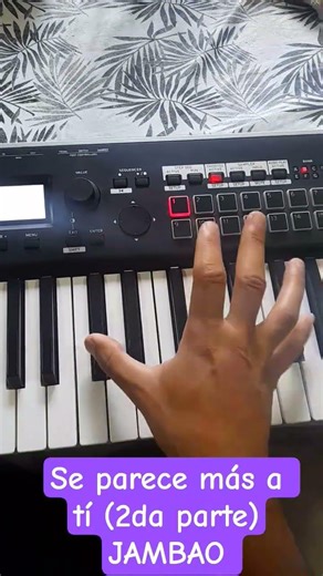 SE PARECE MAS A TI JAMBAO segundo punteo en teclado Korg Kross 2 tutorial