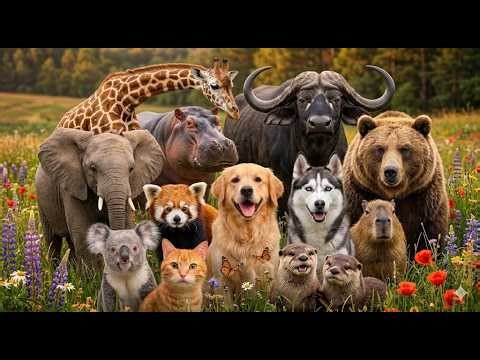 Animal Sounds | Learn Animal Name with real Sounds for Kids | Educational video #animalsounds
