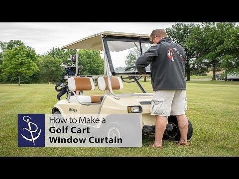 How to Make a Golf Cart Windshield (from Clear Vinyl Window Material)