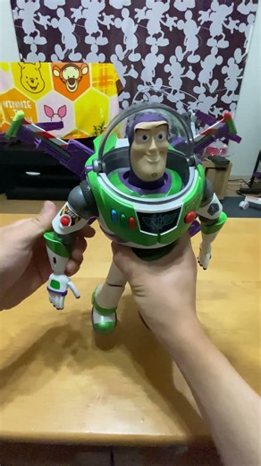life-size Buzz Lightyear high-tech edition figure #toystory #buzzlightyear #disney