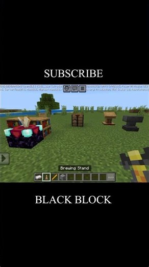 How to make brewing stand in Minecraft 🤔#minecraft #shortsfeed