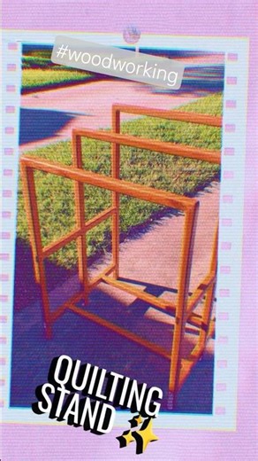 An Original Gift: A Handmade Quilting Stand | #woodworking #handmade #giftideas #sewing