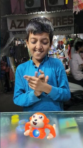 Dancing Musical Toy for Tumbling Monkey Doll with Light 🤩 #kidsfun #musicalkids #shorts #monkey