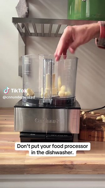 After chopping and cutting up your food in a food processor, the next step is to clean. Wondering how? Follow these steps. 🧽 #howto #howtoclean #foodprocessor #kitchenappliances #homehacks