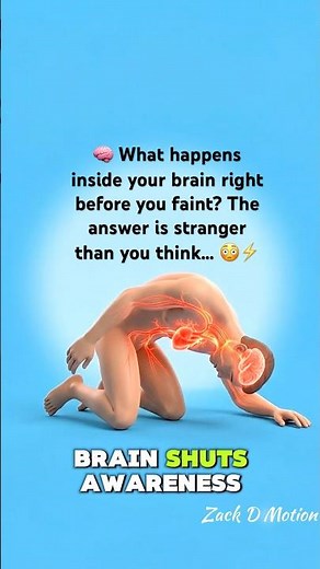 🧠 What happens inside your brain right before you faint? The answer is stranger than you think… 😳⚡