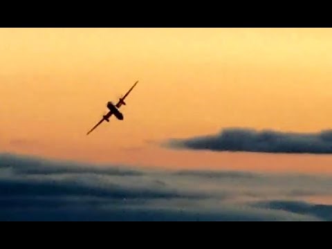 Watch the dramatic footage of the stolen airplane out of SeaTac airport