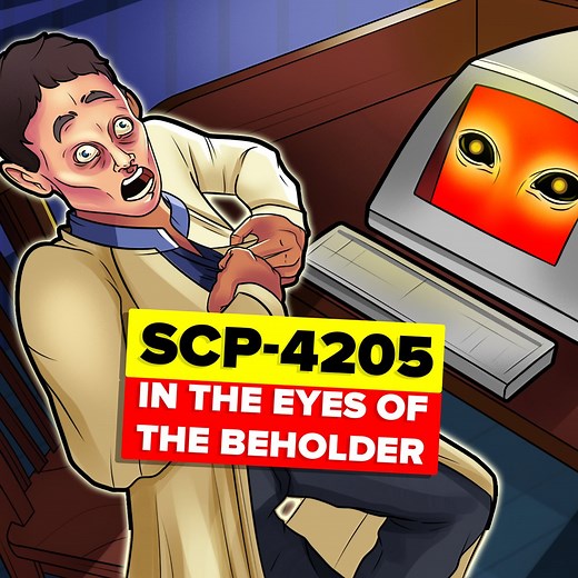 SCP-4205 is a Keter class anomaly also known as In The Eyes of the Beholder. SCP-4205 is a pair of amber colored eyes, appearing primarily within the translucent or semi-translucent pane of any window-like structure. In most cases, when an affected individual views SCP-4205, brain death will occur quite swiftly. This has been observed in most cases with only one exception to date. An unusual aspect of the deceased victims is that usual postmortem brain activity ceases in a much more rapid manner