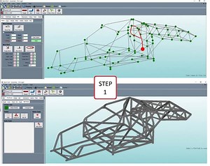 Yes it really is this easy to build a complete tube chassis. Design it in bend tech (step 1, easily done in less than a day), then do all the cutting for your notches in the software (step 2). Step 3 is to take the printed instructions from the software and make all the cuts, notches, and bends as instructed. It will automatically calculate your bend offsets, tube stretch, springback, etc. After all your parts are made, get to step 4 and weld it all together! We even offer a package with our Ben