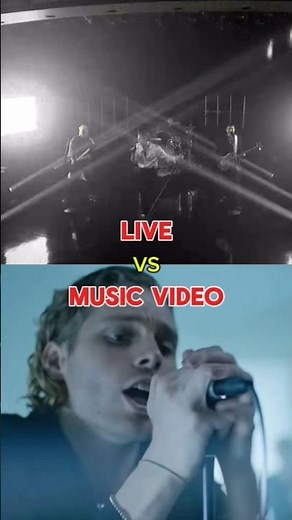Live Vs Music Video - 5SOS #5secondsofsummer #5sos #teeth #music #singer