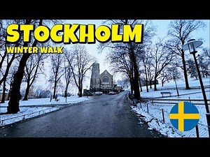 Stockholm Winter Walk 🇸🇪 | Exploring the City in the Cold with Olov
