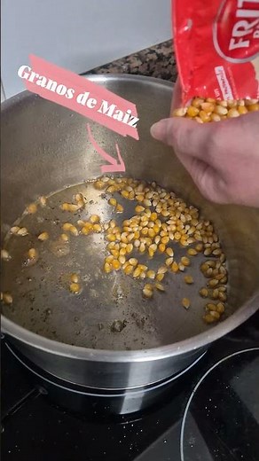 Del cine a tu casa 🍿 Palomitas de maíz saludables #shorts