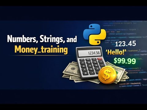 Numbers, Strings, and Money_training