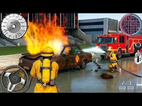 US Firefighter Truck Rescue 3D Simulator – Android Gameplay (Part 2)