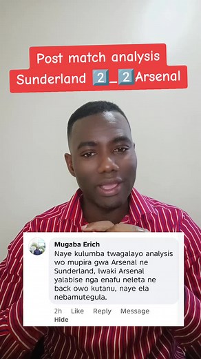 13K views · 765 reactions | Post match analysis Sunderland 2⃣_ 2⃣ Arsenal | Paul Kulumba | Facebook