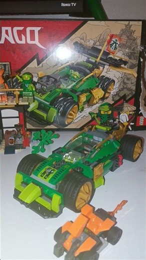 Finishing Lloyd's Race Car EVO #ninjago #lego #buildinglego #timelapsebuild