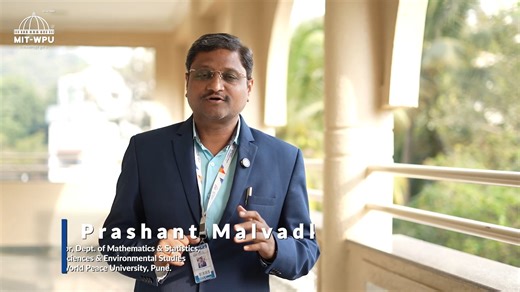 MIT-World Peace University, Pune on Instagram: "In this video, Dr. Prasad Malvadkar, Program Director (Department of Mathematics & Statistics) at MIT-WPU Pune, shares how programs offered by the Dept. of Mathematics & Statistics bridge the gap between pure theory and AI-driven industry needs. Our curriculum blends Machine Learning with Numerical Methods and Regression Analysis to build future-ready Data Scientists and Analysts who can solve global business problems with precision and strategy. #