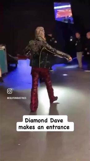 David Lee Roth makes a grand entrance #davidleeroth #vanhalen