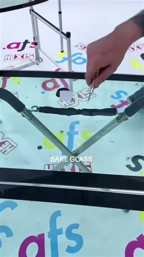 ExoShield vs unprotected glass 🛡️ #exoshield #carprotection
