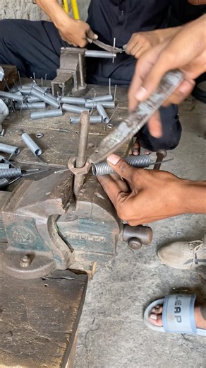 Jumping Spring Moulding Process | Amazing Spring Making 🔧