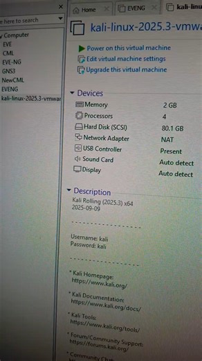 Network for you on Instagram: "✨ Kali Linux some information✨ 💬 Drop your answers in the comments! 👇 Follow @_networkforyou_ for more networking tips 👇 📢 Turn on post notifications so you never miss an update! 🌐💻 #NetworkForYou #CCNA #CCNP #CiscoNetworking #NetworkingBasics #ITCertifications #CCNATraining #NetworkEngineer #CyberSecurity #CiscoCertifications ⚡👨‍💻 #CCNP_Enterprise #networkforyou"