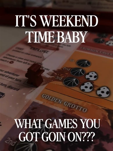 WE'RE BACK IN THE WEEKEND 🔥 What games are you playing this weekend? What board games have hit the table? What video games you grinding (new animal crossing update anyone else 👁️👁️)? Played some TTRPGs? Tell us all about it - we wanna know your DnD escapades, your Vampire shenanigans, what happened in your game?! #tabletopgaming #tabletopgamer #ttrpg #boardgamer