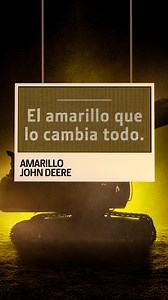 76K views · 414 reactions | Estamos entrando en una nueva etapa. Cuando ponemos inteligencia, precisión y fuerza en movimiento, el amarillo deja de ser un color para convertirse en impacto. Y eso lo cambia todo. Muy pronto, sabrás por qué. | John Deere | Facebook