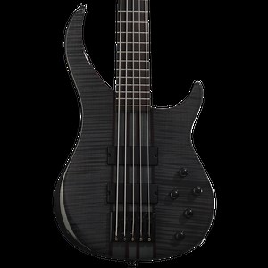 Cirrus 5 Electric 5-string Bass Guitar - Trans Black