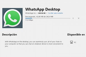 Ya puedes instalar WhatsApp para Windows desde la Microsoft Store
