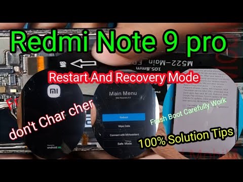 Redmi Note 9 pro Logo Restart recovery mode problem solution| redmi note 9 pro Repair complete Fix!