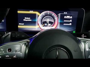 Putting the park brake into service mode to allow pad changing on a 2019 Mercedes E63s W213