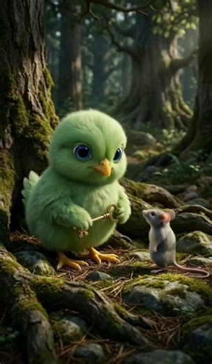 Petualangan ayam hijau di dunia permen #animasi #shorts #kartun #adventure