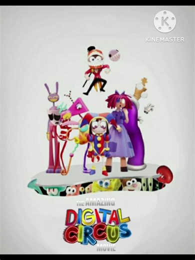 the amazing digital circus movie poster concept
