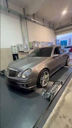 E 55 AMG W211 Dyno Test - V8 Kompressor Power
