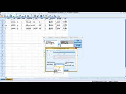 SPSS - Multidimensionale Skalierung