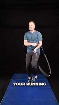 Running Side Swings (Southpaw) 👉 Beginner Jump Rope Tutorial (notes in description) #jumprope