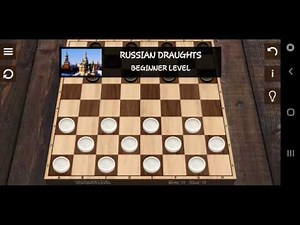 Russian Draught/Checkers - How to Play
