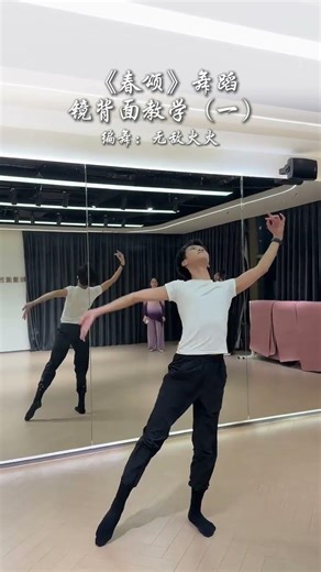 Spring Ode Dance Mirror Back Teaching (Part One) After learning this dance spring will com