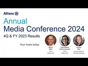 Allianz Financial Results 2023: Annual Media Conference