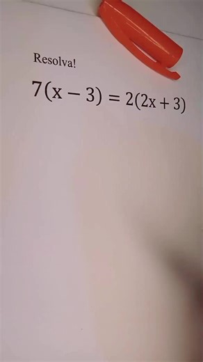 Resolva! #matemática #matemáticabásica #estudar #aprender | math problem