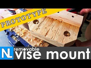 Removable vise mount | prototype woodworking