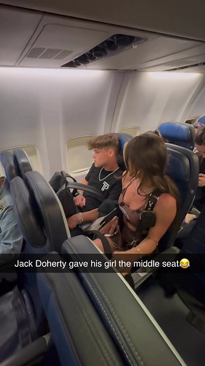 Jack doherty and @mckinley richardson sitting in economy 🤣 #jackdoherty