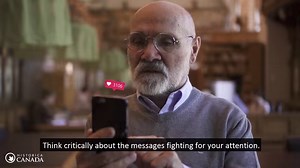 Armed with only colours, shapes, and fewer than 15 words, this wartime propaganda poster delivered a complex message at a single glance. Watch this video to decode its meaning: | Historica Canada