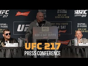UFC 217 Press Conference: Bisping vs. GSP - MMA Fighting