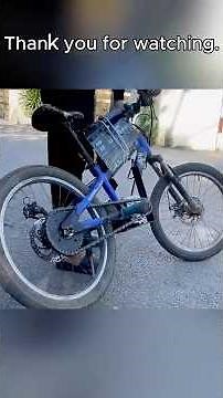You won't believe it! Transform a bicycle into an electric bike with a 500W motor.