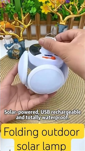 "Transform Your Evenings: The Ultimate Folding Outdoor Solar Lamp Review! 🌟 #dreamlight