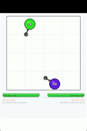 War Mace vs War Mace — Ball Fight #Shorts