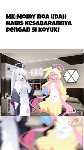 noa marah besar💢😁#bluearchivememe #bluearchiveglobal #memes #relatable